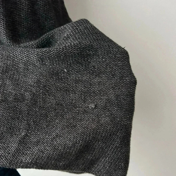 Eskandar linen  open front cardigan sweater - Picture 14 of 15